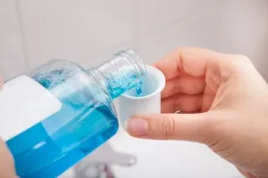 Bubble pe interiorul gurii care face