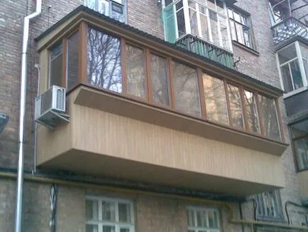 Extinderea balcoane (37 poze) proiect, fără permisiune și GOST pe placa de bază în Hrușciov