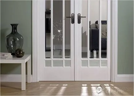 Repararea usi de interior cu mâinile lor - de blocare, mânere, sticlă