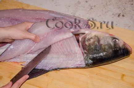 pește aburit cu legume - un pas cu pas reteta cu fotografii, pește și fructe de mare