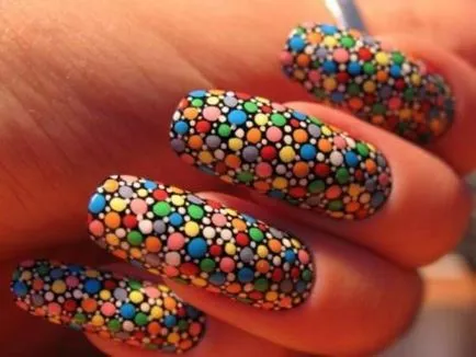 Figurile DOTS secvență pe unghii și exemple (cifre) Cifrele de pe unghii DOTS secvență și exemple