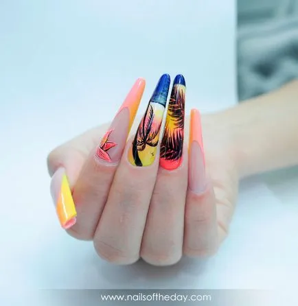 Cifrele pe unghii - 50 cele mai bune idei în 2017