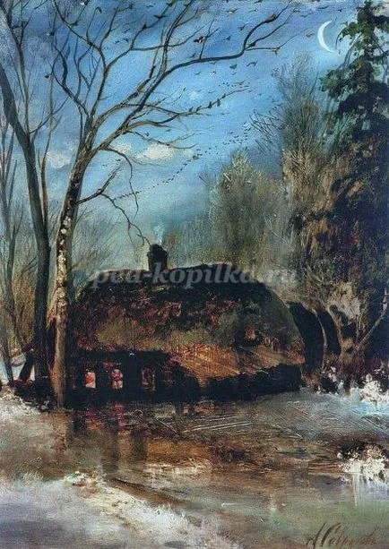 Desen etape peisaj de primăvară (desen) Desen etape peisaj de primăvară