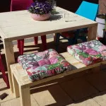 masă de grădină (35 poze) lemn, metal, forjate, instrucțiuni, video de plastic cu privire la modul de a