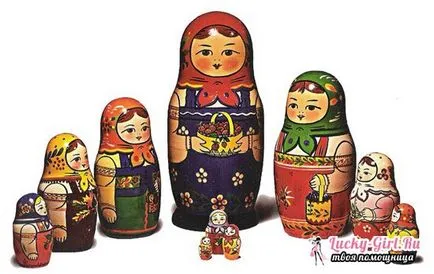 Matryoshka pictate Descrierea în trepte a claselor de master (pictură) păpuși cuibărit pictat descriere pas cu pas a master-class