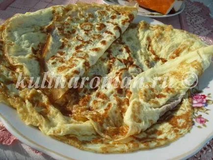 Salata cu omletă și pui afumat, retete delicioase (salata cu reteta omleta) Salata cu omletă și pui afumat, retete delicioase