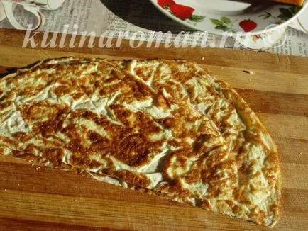 Salata cu omletă și pui afumat, retete delicioase (salata cu reteta omleta) Salata cu omletă și pui afumat, retete delicioase