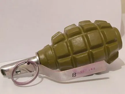grenadă de luptă f-1 (ananas), aparatul și principiul de funcționare, caracteristici (ananas) grenadă de luptă f-1 (ananas), aparatul și principiul de funcționare, caracteristici