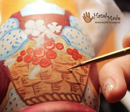 Painted atelier Matryoshka pentru începători cu șabloane și fotografie (pictat master-class Matryoshka pentru începători) Painted atelier Matryoshka pentru începători cu șabloane și fotografie