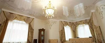 Satin stretch plafon tipuri, culori, punctele forte și punctele slabe