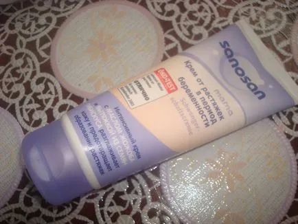 Crema Sanosan pentru vergeturi instrucțiuni de utilizare, preț, recenzii, descrieri