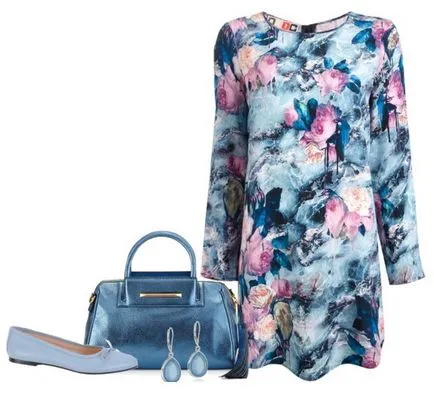 Din ceea ce sa poarte rochii cu imprimeu floral, rochii de moda