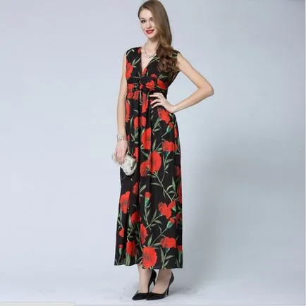 Din ceea ce sa poarte rochii cu imprimeu floral, rochii de moda