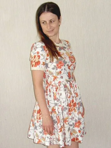 Cusut de in captuseala rochie de vară batist, creativ (vara clasa rochie de master) mamei Noi coase rochie de vară lenjerie de pe căptușeala gazonului, creativitatea mamei mele