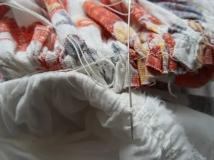 Cusut de in captuseala rochie de vară batist, mama lui creativ (vara) Noi coase rochie de vară lenjerie de pe căptușeala gazonului, creativitatea mamei mele