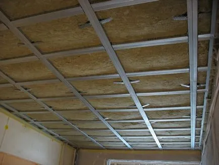 Izolarea fonică a tavanului apartamentului sub tavan suspendat diverse metode de instalare și caracteristici