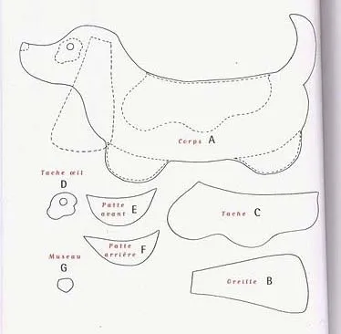 Câine din tesatura, modul de a face un caine dintr-un material cu mâinile (hack câine) Câine din tesatura, modul de a face un caine dintr-un material cu mâinile