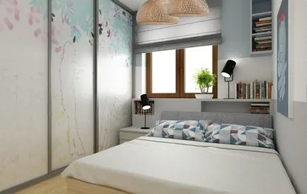 Designul modern al unui dormitor mic, 45 de fotografii