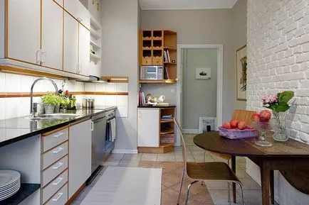 Design bucatarie stil modern fotografii interior, design-o zonă mică, decorare, proiecte, idei (bucatarie) Design bucatarie stil modern fotografii de interior, o mică zonă de design, decorațiuni interioare, proiecte, idei