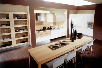 Design bucatarie stil modern fotografii interior, design-o zonă mică, decorare, proiecte, idei (proiectare) Design bucatarie stil modern fotografii de interior, o mică zonă de design, decorațiuni interioare, proiecte, idei