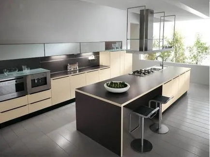 Design bucatarie stil modern fotografii interior, design-o zonă mică, decorare, proiecte, idei (foto) Design bucatarie stil modern fotografii de interior, o mică zonă de design, decorațiuni interioare, proiecte, idei