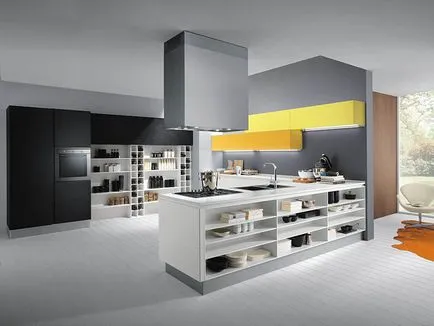 Design bucatarie stil modern fotografii interior, design-o zonă mică, decorare, proiecte, idei de design modern (bucatarie) Design bucatarie stil modern fotografii de interior, o mică zonă de design, decorațiuni interioare, proiecte, idei