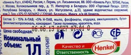 Detergent pentru comentarii nevăstuică negru, descrieri și compoziția