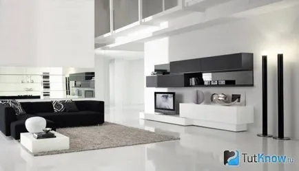 Stilul high-tech la interior imagini camera de zi
