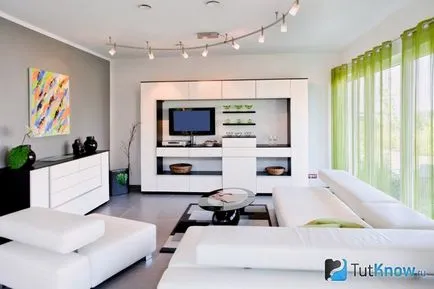 Stilul high-tech la interior imagini camera de zi