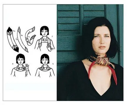 Modalități de legare o eșarfă