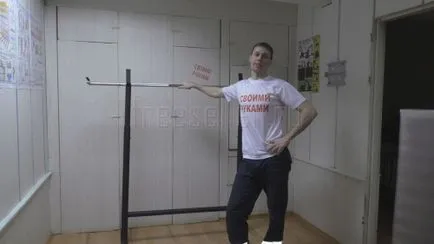 Recepția pentru tija cu mâinile