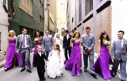 Nunta de culoare violet