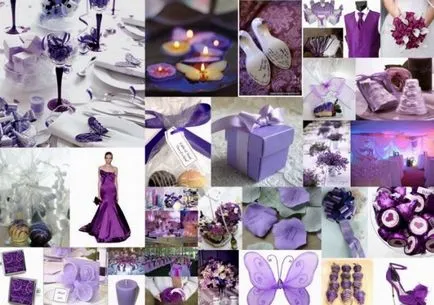 Nunta de culoare violet