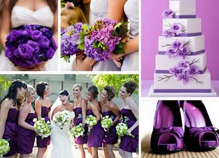 Nunta de culoare violet