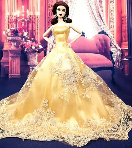 Rochie de mireasa pentru papusa-mireasa - cea mai bună carte foto (e) Rochie de mireasa pentru păpuși mireasa - fotografie cele mai bune rochii