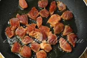 carne de porc fiert cu ardei dulce si reteta de tomate cu fotografie (chili piper pudră) tocană de porc cu ardei și roșii reteta cu o fotografie