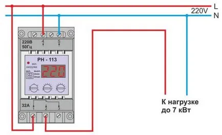 cabluri releu de tensiune diagrame fotografie manual