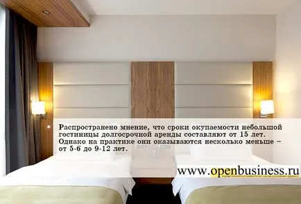 afaceri deschis mini-hotel
