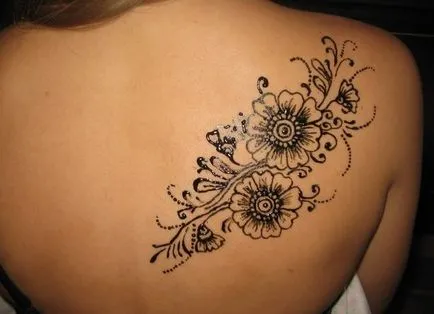 Henna tatuaj - schite, ca exploatație, consiliere cu privire la desen (schițe) Henna tatuaj - schițe, ca exploatație, sfaturi pentru aplicarea