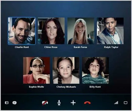 Apeluri pentru conferință skype