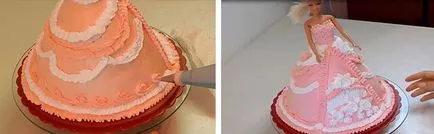 Tort Tort „papusa“ masticului sau crema Barbie, Winx, Monster High, zână