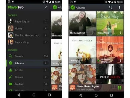 Top 10 cele mai bune player muzical pentru Android
