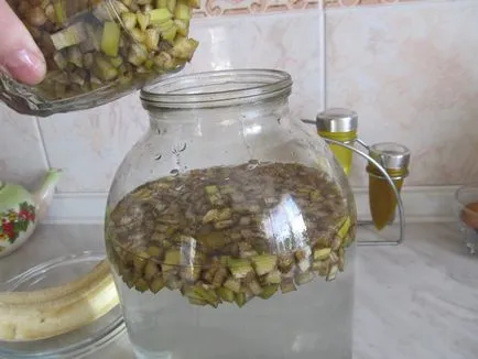 Fertilizare folosind coji de banane