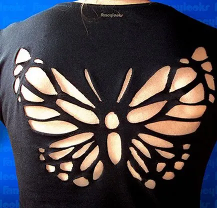 stencil fluturi