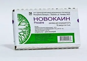 Novocain preparate injectabile - instrucțiuni de utilizare