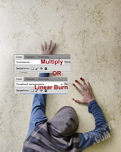 Lecția pe Photoshop pentru a crea un sânge realist cu perii