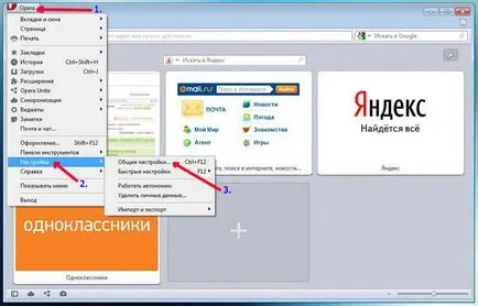 Instalarea și configurarea browser-ul de internet - Opera