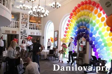 Decorarea sălii la absolvire