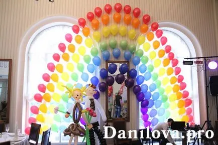 Decorarea sălii la absolvire