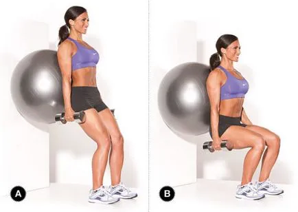 Exercitarea pe fitball pentru pierderea in greutate, inclusiv zona abdominala, beneficiile de video de formare